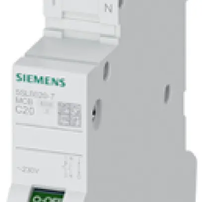 Disgiuntore Siemens SENTRON 5SL6 2P 230V C 20A 6kA 1UM 