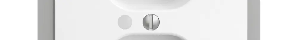 Presa INS 2×T23 16A bianco con LED verde EDIZIOdue 