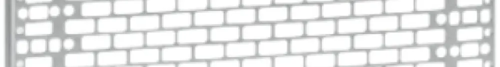 Placca di montag.Legrand perforata per armadio 600×800mm, zinc. 