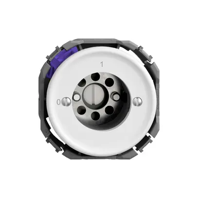 Interruttore a chiave STANDARDdue per KABA 1262KA c.1P in avanti 4P 0-1 77mm bi 