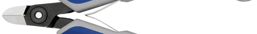 Pince coupante de coté KNIPEX 125mm, 64HRC, Ø0.1…1.7mm/Ø1mm 