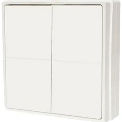 Émetteur mural AP Shelly BLU Wall Switch 4 4can BLE blanc 
