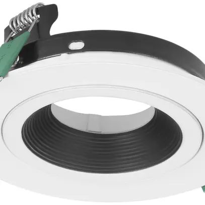 Telaio di montaggio LUDOSPOT 50 ROUND TILT, 90mmØINS, bianco/nero 