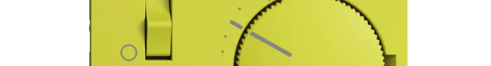 Termostato ambiente INC EDIZIOdue lemon con sonda e orologio 