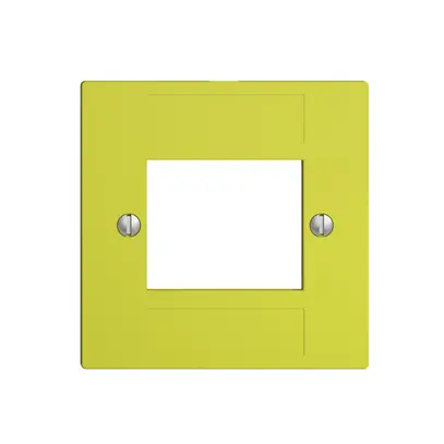 Plaque frontale 4×RJ45 ITplus EDIZIOdue lemon 