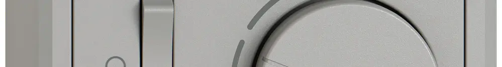 Termostato ambiente AP EDIZIO.liv SNAPFIX® con interruttore 230VAC 50Hz grc 