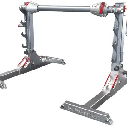 Elévateur pour bobine RUNPOLIFTER 4500, axe du touret 1150mm, 58.6kg 