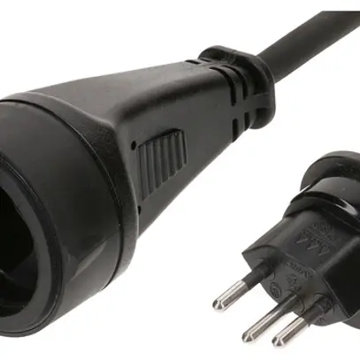Verlängerungskabel MH Gummi 10A 230V 3×1.5mm² T13/T13 10m IP55 sz 