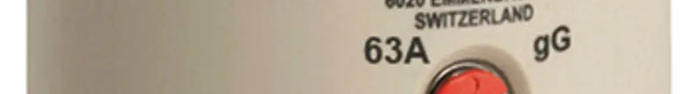 Fusible HPC Hager SEV G4 500V AC 63A gG voyant central 