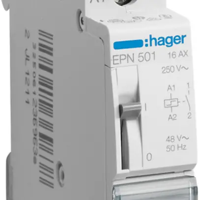 Teleruttore Hager 1UM 48VAC 24VDC 0 apertura 1 chiusura 0 invertitore 