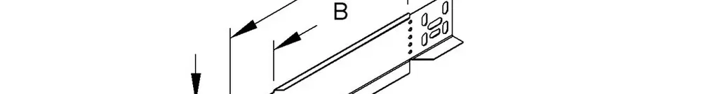 Piastra terminale per canale portacavi 400×522mm zinc.send. 