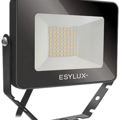 Proiettore LED ESYLUX OFL BASIC, 10W 3000K 1000lm 148×28×100mm IP65, nero 