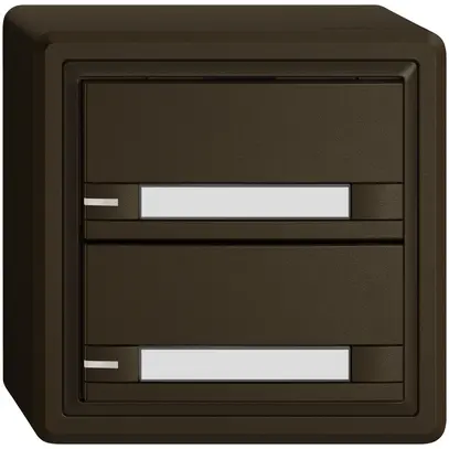 Pulsante KNX RGB AP EDIZIO.liv SNAPFIX® sensore temp.RGB-LED targ.2× com.2T ma 