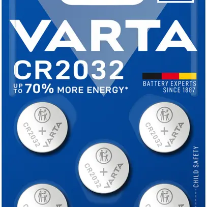 Knopfzelle Lithium VARTA Electronics CR2032 3V Blister à 5 Stück 