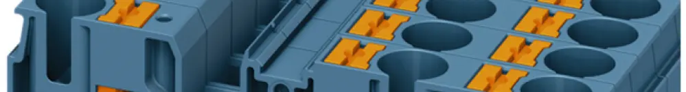 Borne 0.5…16mm² bleu connexion Push-in PT 10-TWIN BU 