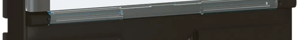 Prise de raccordement MOS 1×RJ45 Kat.6A FTP 2 modules noir mat 