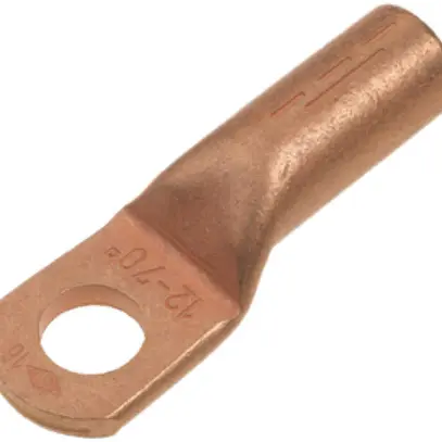 Capocorda pres.DIN Flury PKCU1 Cu nudo 70mm² Ø13mm 