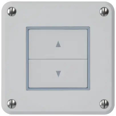 Pulsante per tapparelle INC robusto IP55 grigio con 2 tasti di comando combi 