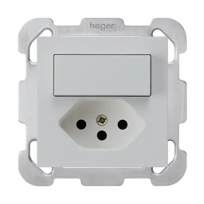 Combinaison ENC A-R/1P+T13 gris clair kallysto avec plaque de fixation 