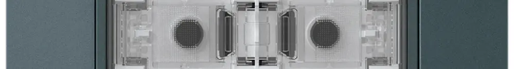 UP-Taster KNX KTR f.6×Tasten 6×Betätigungspunkte LED anthrazit 