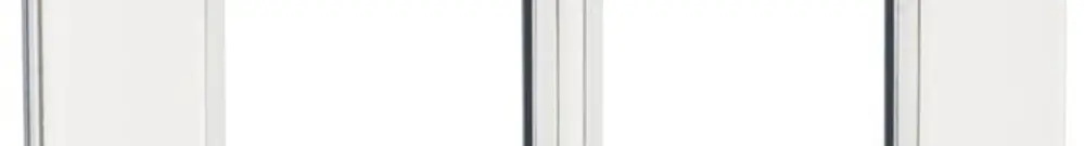 Telaio di copertura ATO 2×3 modulo, vetro bianco, con cornice decorativa 