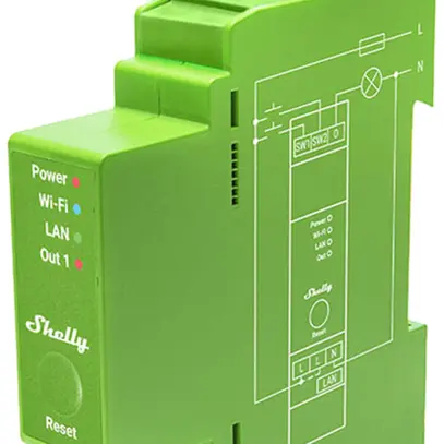 Actionneur-variateur RF AMD Shelly Dimmer 1PM Bt/Wi-Fi 1×sort 110…240V 1UM 