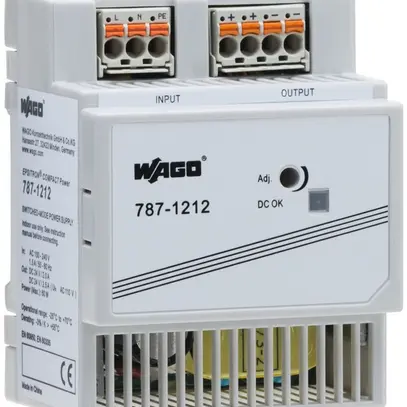 Alimentation AMD WAGO EPSITRON COMPACT, monophasé, 24VDC, 2.5A 