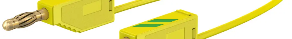 Messleitung ELBRO, PVC 100cm, grün/gelb 