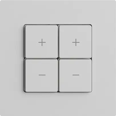 Dimmer Uni-LED 2K/4T WLAN Edue Wiser grigio chiaro 
