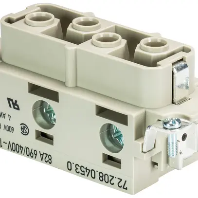 Insert pour douille Wieland Electric revos POW BUP 4P 16A 6…16mm² 