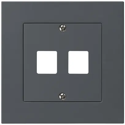 Kit frontal ENC HMS kallysto.pro pour 2 modules anthracite 