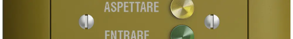 Stazione da porta INC EDIZIOdue olive, per segnale di chiamata 