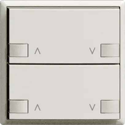 Tasto INC ZEP mot. 2c/2t staz.centr/sec. EDIZIOdue grigio chiaro 