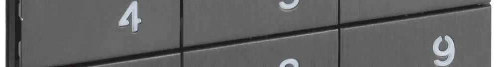 Clavier LINEA 5000 système bus 18…27VDC nickel 