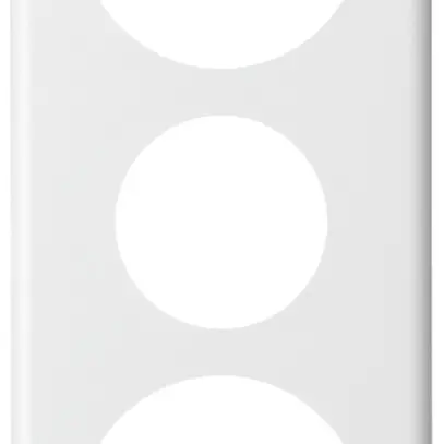Placca di copertura basico 3×1 58-43-58mm bianco 