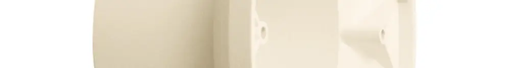 Boîtier AP EDIZIOdue crema, pour détecteur de présence rond 