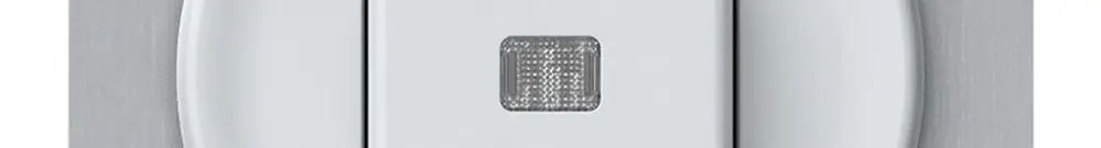Pulsante luminoso INC origin 1×tasto luminoso 1CO 1P 0<1 10A 230V 77×77mm bianco 