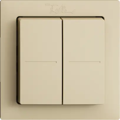 Pulsante RF Smart Light Control Feller EDIZIOdue F, Philips Hue 4K/2T, vanille 