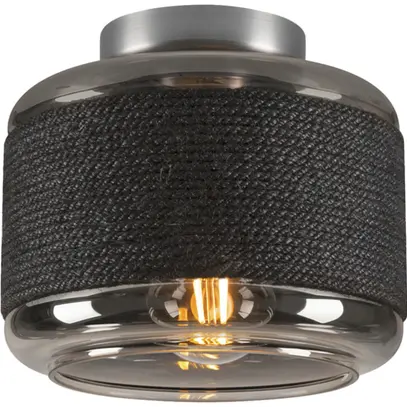 Plafoniera/applique SLV PANTILO E27 1×0…15W Ø185mm argento 