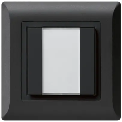 Poussoir universel ENC 2×kallysto.line avec LED noir 