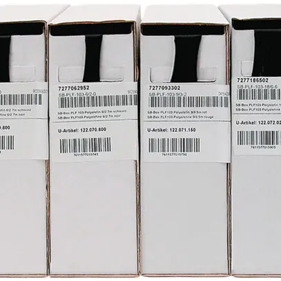 Gaine rétractable SER 3:1 12/4 noir box avec 2.5m 