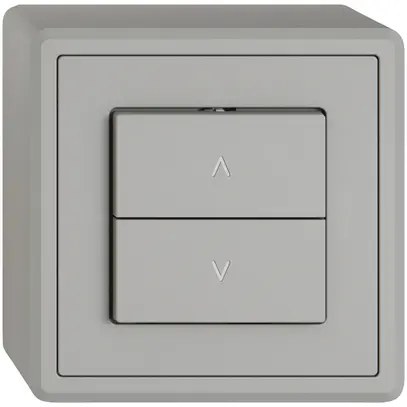 Contact pour stores AP EDIZIO.liv SNAPFIX® 10A 250V 2 touches 1 canal grc 