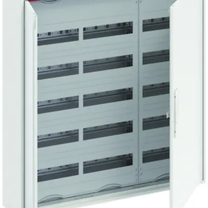 Distributeur AP ABB CA 35V, 3-part 5 rangées 180UM, porte 