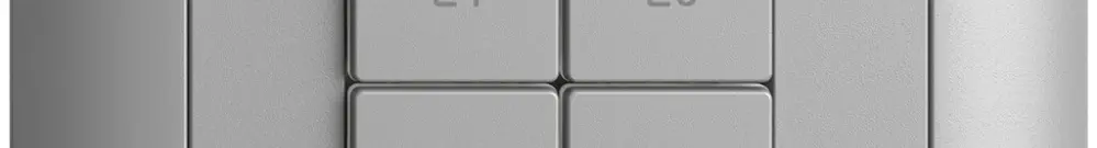 Comando per pulsante scena INC 4 scene/4T Edue Wiser silver 