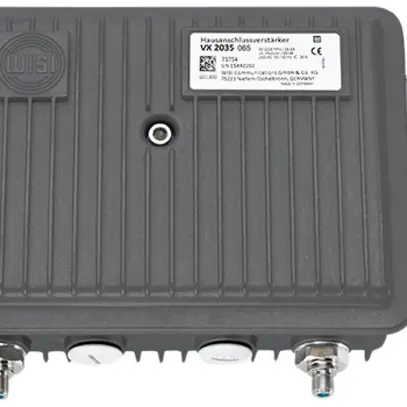 Amplificatore BK WISI VX2035 1.2GHz 35dB con ritorno 65MHz 