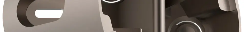 Adattatore di montaggio ABB Busch-Watchdog PRO acciaio affinato 