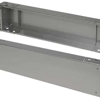 Copertura zoccolo Rittal TS 8702.800 800×200mm ant/post acciaio affinato 
