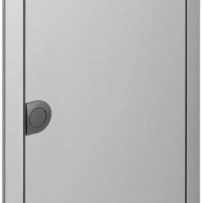 Cornice con porta Hager volta 4-file 348×755×9mm IP30 acciaio affinato 