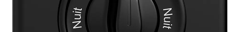 Kit frontal Nuit-Jour-Nuit-Jour STANDARDdue 90×90mm noir 