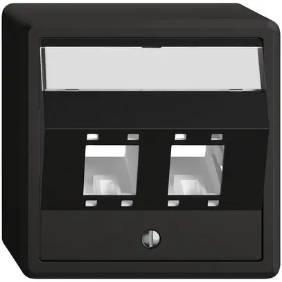 AP-Montageset EDIZIO.liv SNAPFIX® für freenet Kat.5e/6 Adapter 2× sz 